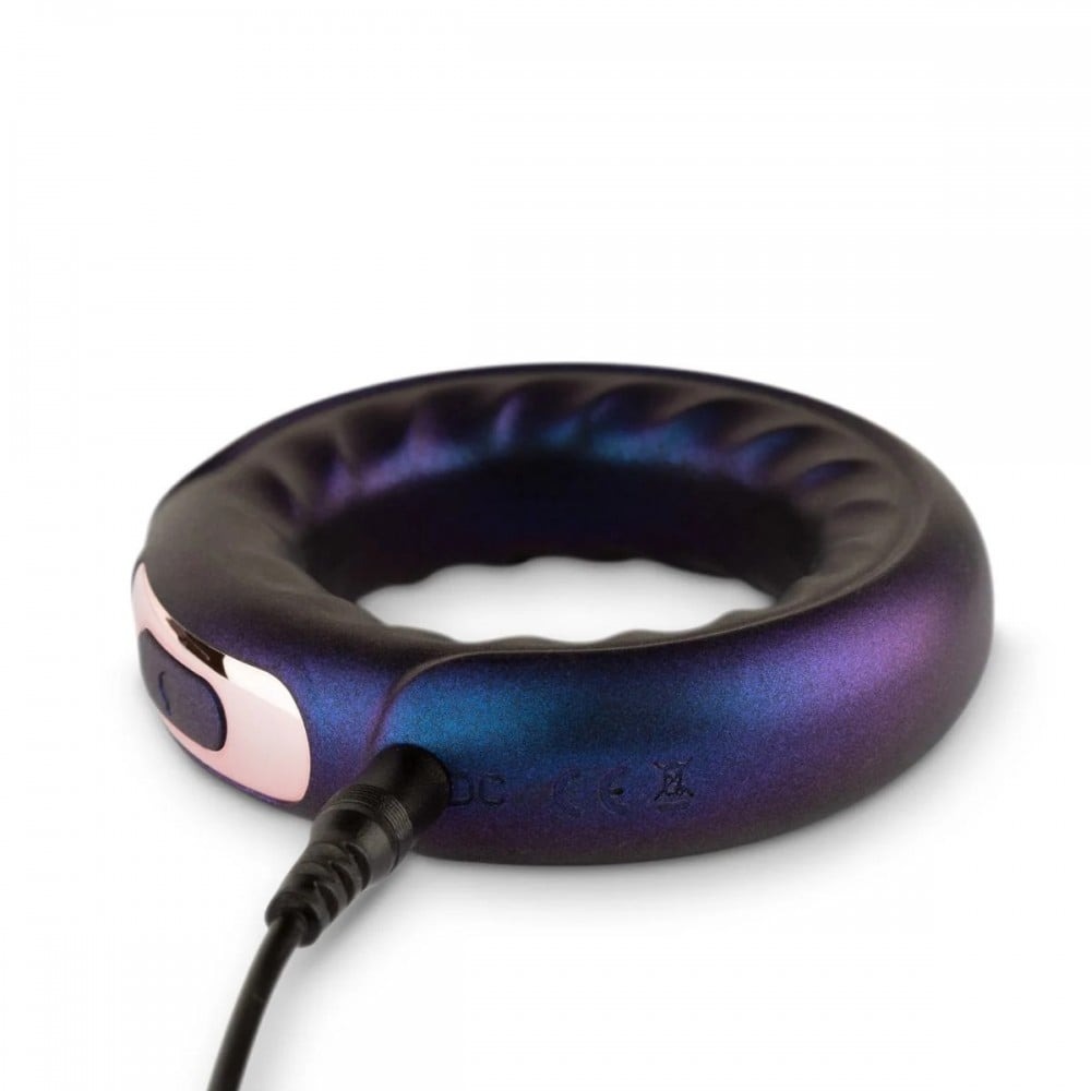 Эрекционное кольцо с вибрацией Hueman Saturn Vibrating Cock/Ball Ring