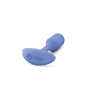 Анальная пробка со смещенным центром тяжести, S, B-vibe Snug Plug 1 фиолетовая, 8.6 х 2.2 см