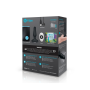 Анальная пробка с вибрацией и пультом B-Vibe Novice Plug, черная