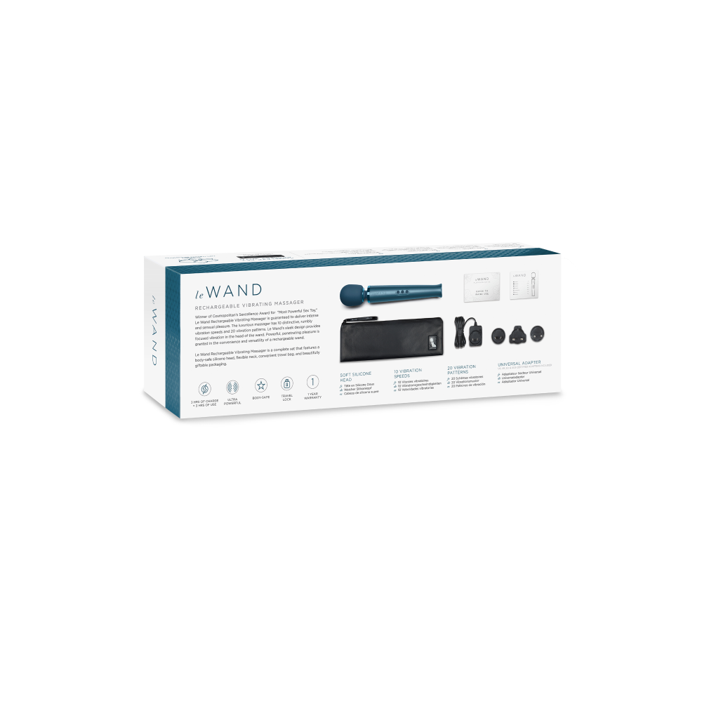 Вибратор микрофон Le Wand RECHARGEABLE MASSAGER, тихоокеанский синий
