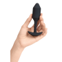Анальная пробка с вибрацией Snug Plug 2 B-Vibe, силиконовая, черная