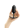 Анальная пробка со смещенным центром тяжести Snug Plug 3 B-Vibe, силиконовая, черная