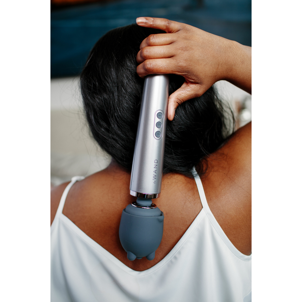 Вибратор микрофон Le Wand RECHARGEABLE MASSAGER, серый