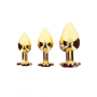 Анальная металлическая пробка M (Medium) с камнем красного цвета Butt Plug With Diamond Jewel Taboom