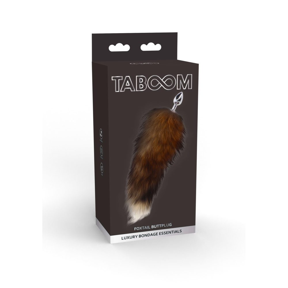 Анальный хвост с металлической пробкой Foxtail Buttplug TABOOM