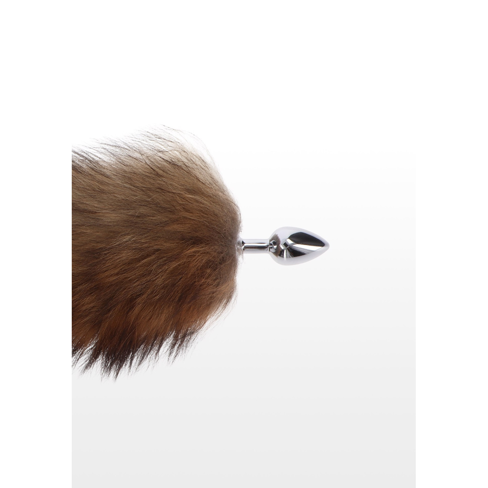 Анальный хвост с металлической пробкой Foxtail Buttplug TABOOM