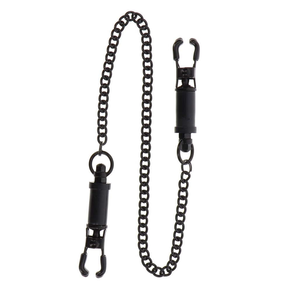 Зажимы на соски Heavy Duty Adjustable Clamps чёрные 52 см TABOOM
