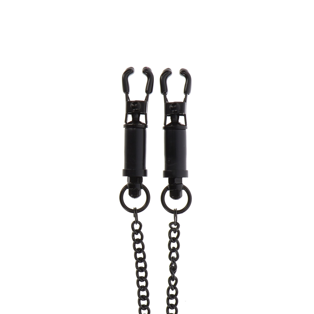 Зажимы на соски Heavy Duty Adjustable Clamps чёрные 52 см TABOOM
