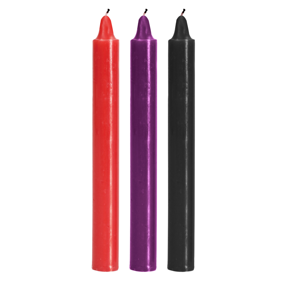 Свечки для БДСМ низкотемпературные TOYJOY Japanese Drip Candles, 3 шт