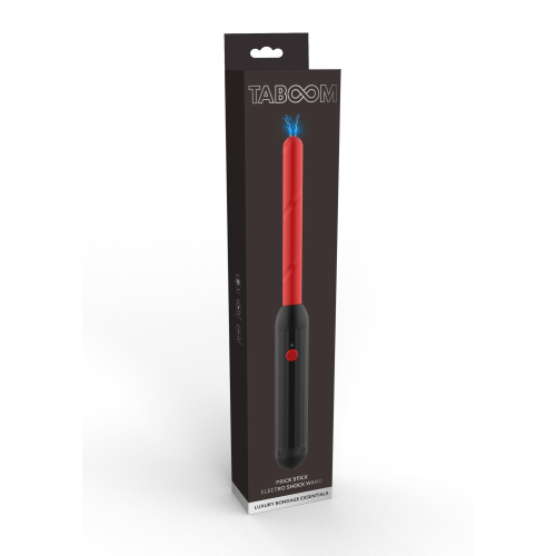 Электростимулятор Стик Taboom Prick Stick Electro Shock Wand красно-черный, 34 см