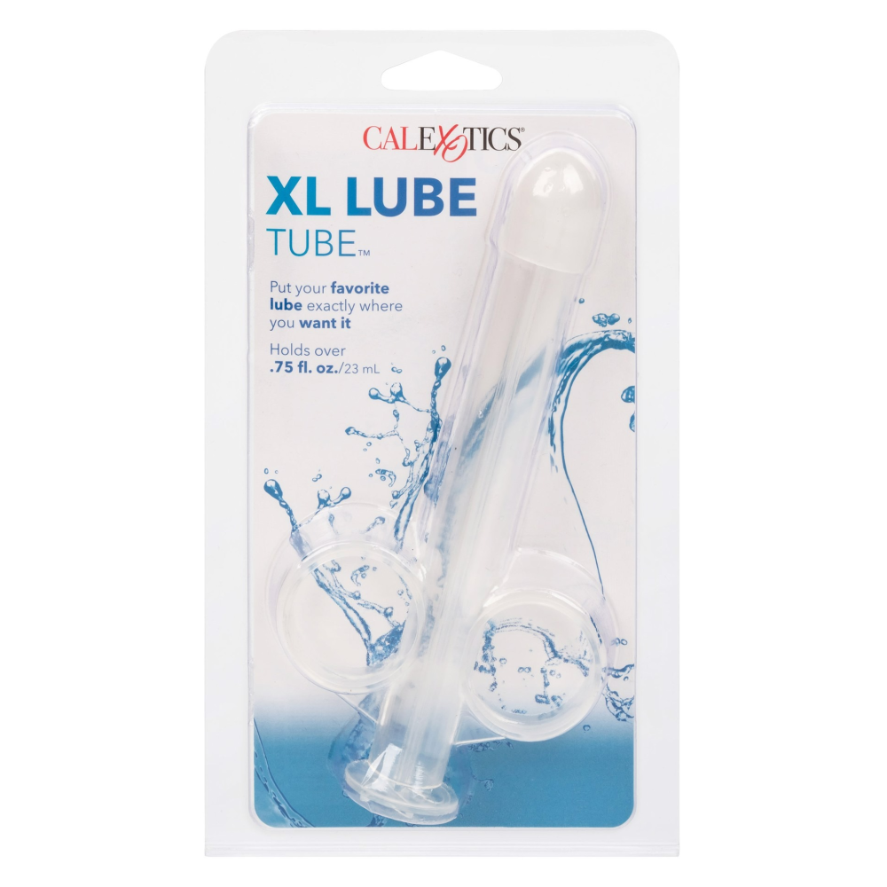 Шприц для спринцевания анальный душ XL Lube Tube CalExotics прозрачный, 10.2 х 2 см