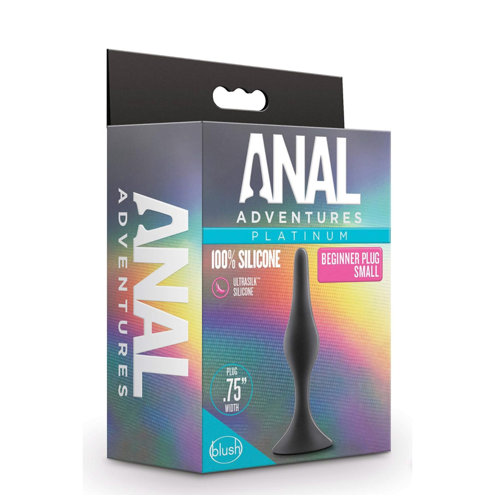 Анальная пробка , размер S ,ANAL ADVENTURES PLATINUM SILICONE