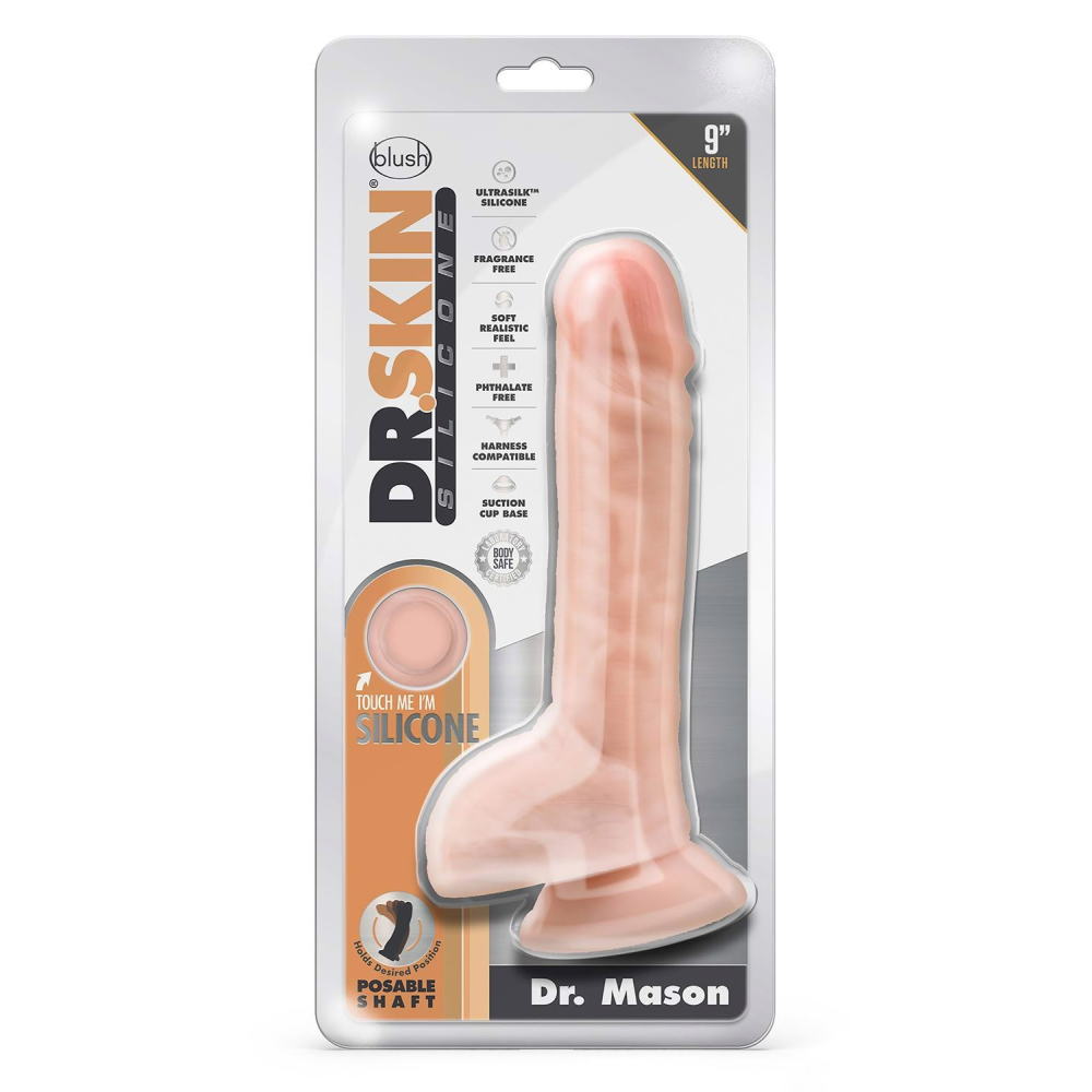 Фаллоимитатор DR. SKIN SILICONE DR. MASON 22,8 см