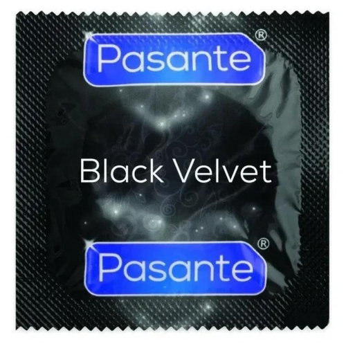 Презервативы Pasante Black Velvet condoms 56 мм (цена за 6 шт.)