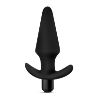 Анальная пробка с вибрацией Blush Anal Adventures черная, 12.7 х 3.8 см