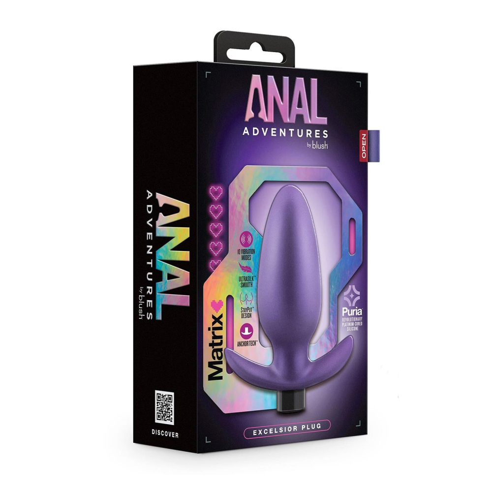 Анальный плаг с вибрацией ANAL ADVENTURES MATRIX EXCELSIOR PLUG