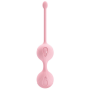 Вагинальный шарики нежно розового цвета Kegel tighten up2
