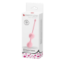 Вагинальный шарики нежно розового цвета Kegel tighten up2