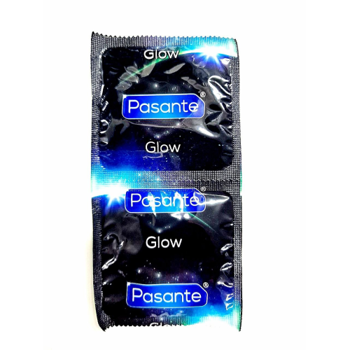 Презервативы светящиеся в темноте , Pasante Glow Condoms ,53 мм (цена за 6 штук)