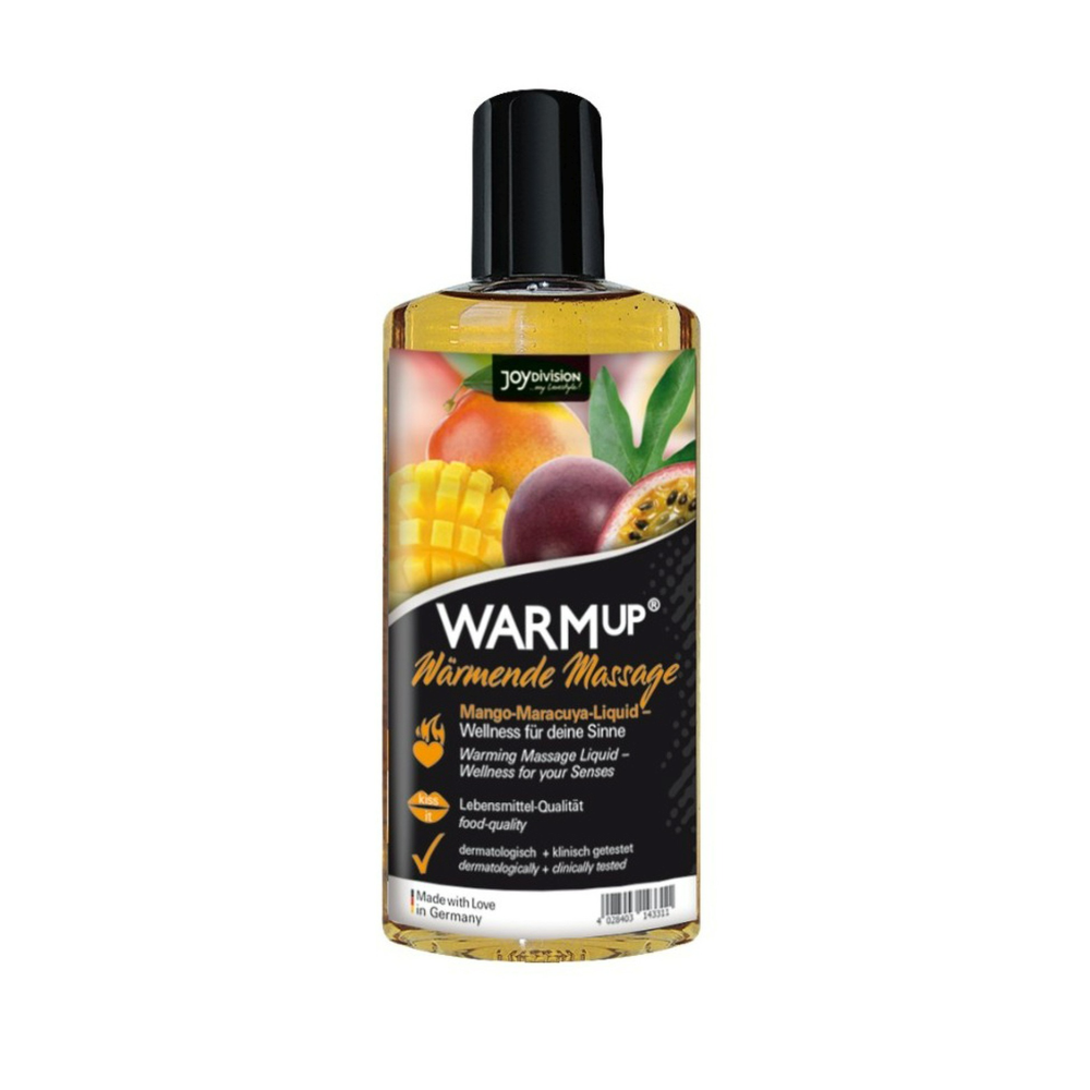 Съедобное масссажное масло с разогревающим эффектом WARMup Mango Maracuya 150 мл