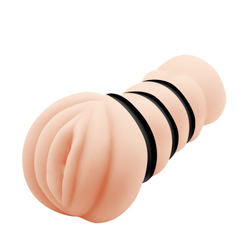 Мастурбатор реалистичный Crazy Bull Pocket Pussy из киберкожи, 15 см