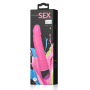 Вибратор реалистичный мультискоростной Jelly Vibe, розовый, 23.3 см х 3.3 см