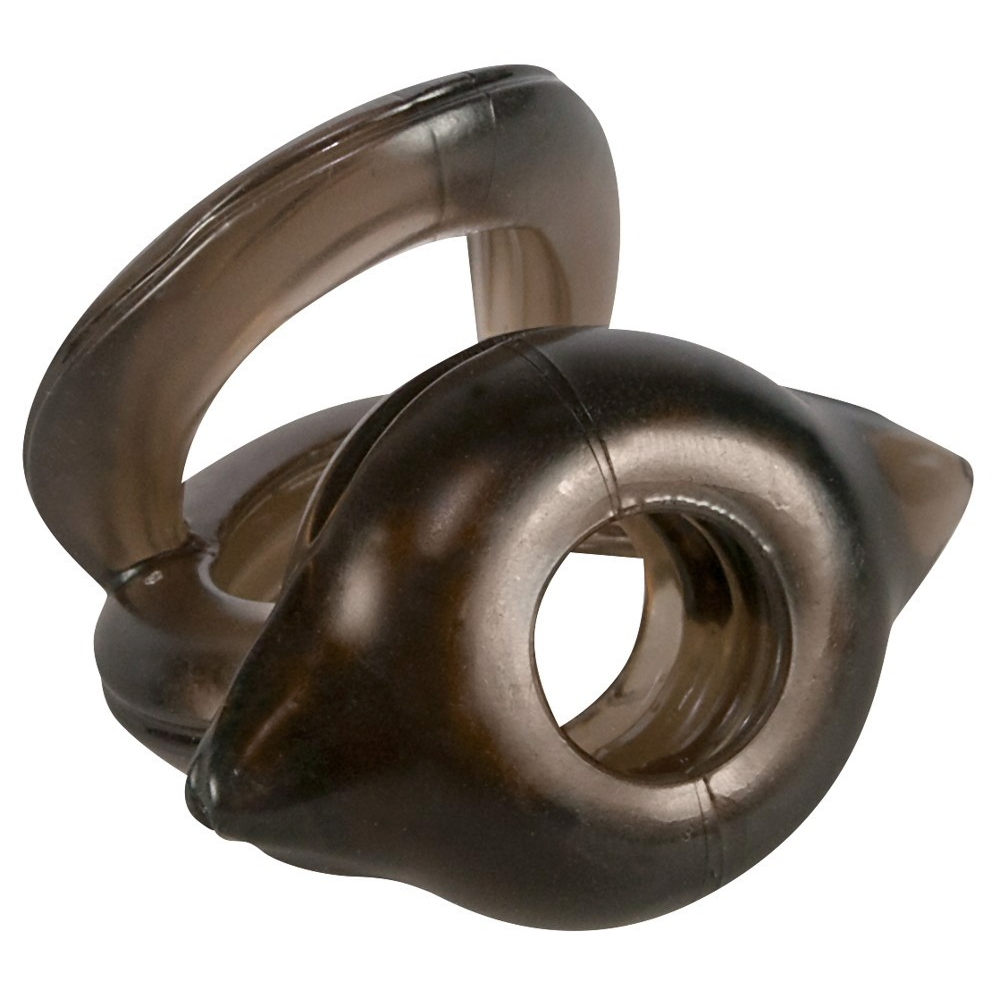 Эрекционное кольцо двойное Bad Kitty Cock Ring, 3.2 см