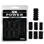 Насадка на пенис с открытой головкой Chisa GK Power, черная, 1 шт