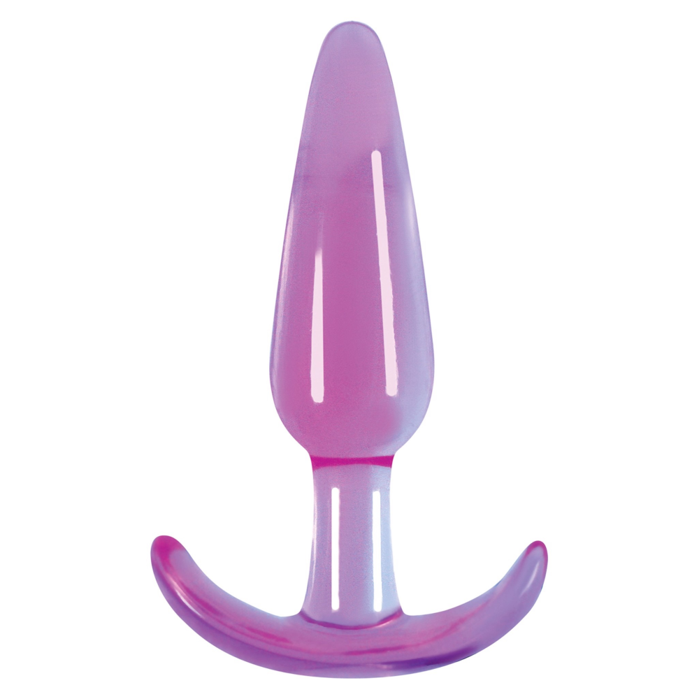 Анальная пробка NS Novelties Jelly Rancher Smooth T-Plug, фиолетовая