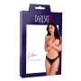 Трусики с жемчужинами и аппликацией в виде бабочки Daring Intimates, черный, S/M