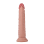 Фаллоимитатор двойной плотности на присоске ToyJoy Deluxe Dual 17,5 см, телесный
