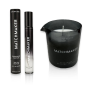 Массажная свеча с феромонами Eye Of Love Matchmaker Black Diamond в стакане, черная