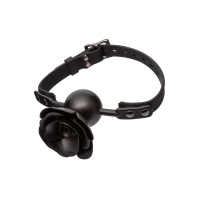Кляп со съемной розой CalExotiс Removable Rose Gag, черный