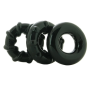 Набор эрекционных колец NS Novelties Renegade Dyno Cock Rings, черные, 3 шт