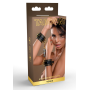 Наручники Taboom Vogue Studded Wrist Cuffs Set из веганской кожи, черные