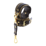 Наручники Taboom Vogue Studded Wrist Cuffs Set из веганской кожи, черные