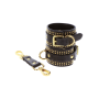 Наручники Taboom Vogue Studded Wrist Cuffs Set из веганской кожи, черные
