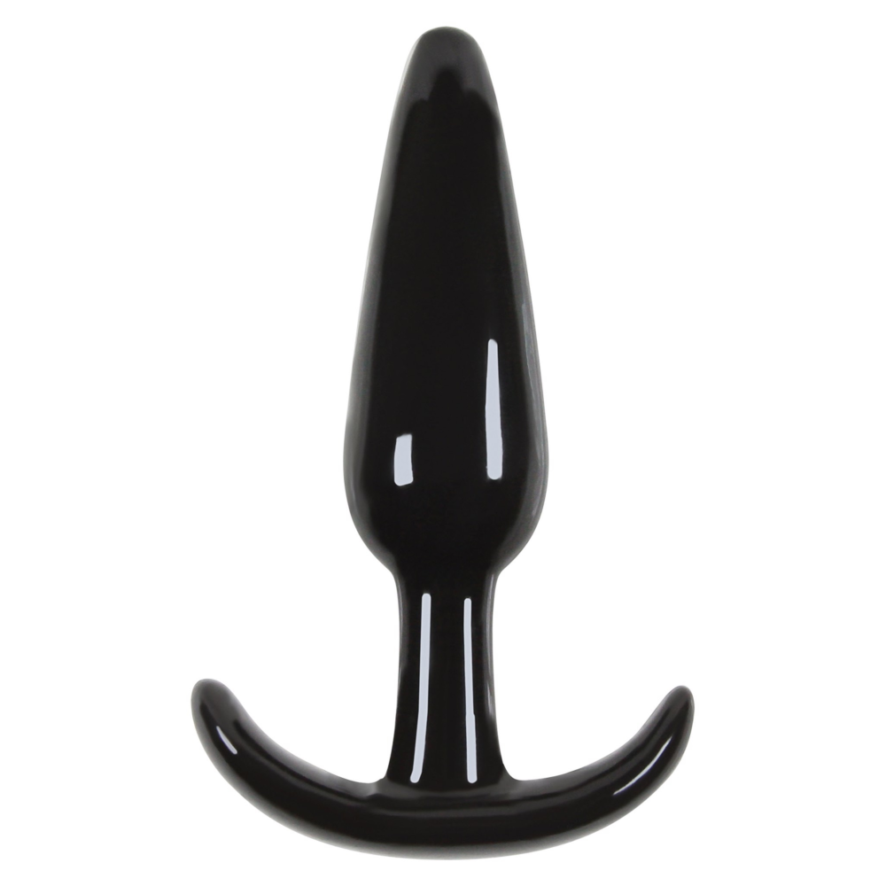 Анальная пробка NS Novelties Jelly Rancher Smooth T-Plug, черный