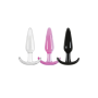 Анальная пробка NS Novelties Jelly Rancher Smooth T-Plug, черный