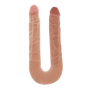 Двойной фаллоимитатор ToyJoy Double Dong, бежевый
