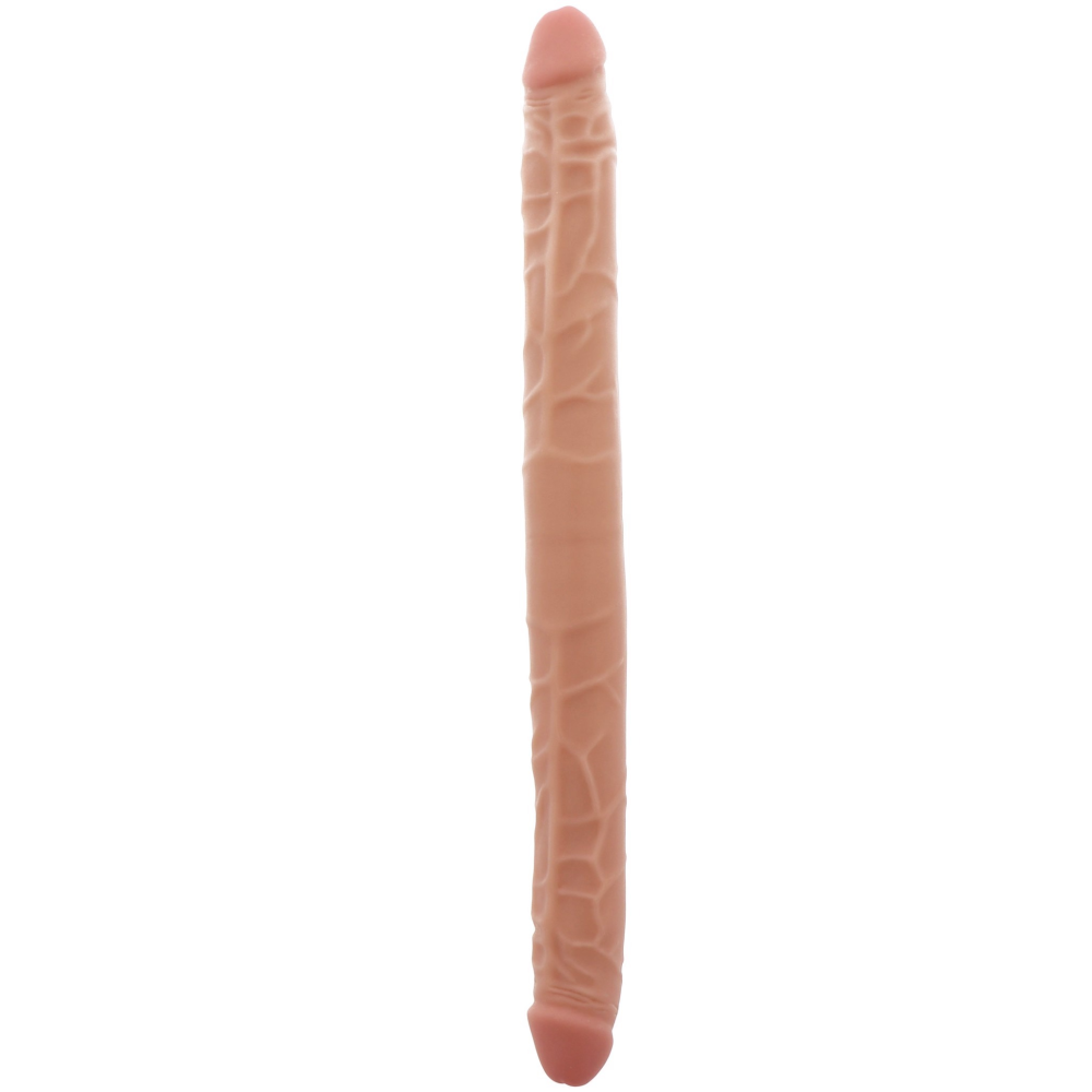 Двойной фаллоимитатор ToyJoy Double Dong, бежевый