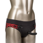 Страпон с трусиками CalExotics Scandal Pegging Panty Set, черный, L/Xl