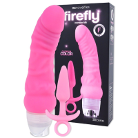 Набор Вибратор и Анальная пробка NS Novelties Firefly Combo Kit, розовый