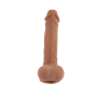 Фаллоимитатор реалистичный с мошонкой на присоске Chisa T-skin ReaL Wild Penetrator, бежевый