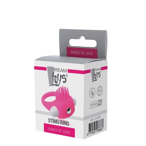 Эрекционное кольцо LIT-UP SILICONE STIMU RING 5 PINK