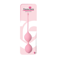 Вагинальные шарики DreamToys ALL TIME FAVORITES 60 гр. со смещенным центром тяжести, розовые