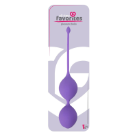 Вагинальные шарики SEE YOU IN BLOOM DUO BALLS 29MM PURPLE