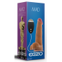 Вибратор на присоске EGZO MAD Ciberskin Amorous Lovery с проводным пультом управления