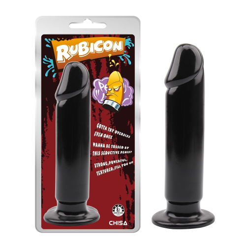 Фаллоимитатор реалистичный Chisa Rubicon на присоске, черный