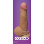 Фаллоимитатор реалистичный с мошонкой EGZO MAD Ciberskin Strong Lover на присоске